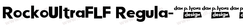 RockoUltraFLF Regula字体转换